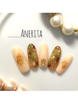 ネイルサロン アンリタ(nail salon AneRita)/迷彩カラー☆マーブルネイル