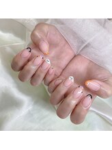 アルセア 上野御徒町店(Alcea)/ハロウィンネイル　フレンチ　秋