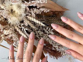 春色×シアー×オフィスネイル