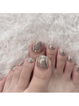 アイラッシュアンドネイル マークス 草加店(MAK's)/ミラーネイル