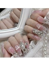 リンドネイル バイ モカ アンド ララ(Lind nail by moca and LaLa)/チークネイル