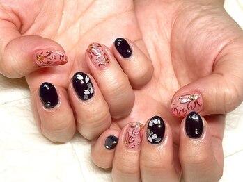 スーン(S∞N)/大人の桜ネイル