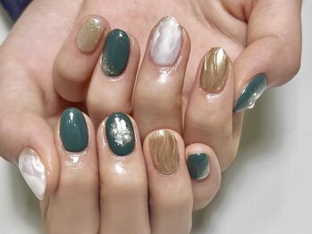 インク(inc)/成人式 振袖 和装 ネイル