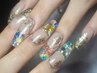 【パーツ&アートつけ放題★】持ち込みデザイン*スペシャルアート　￥14,500