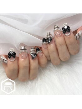 レディスペネイル ノウラ 名駅店(Redispe nail NouRa)/チェックネイル