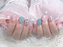 ココネイル(CoCo Nail)/小倉 ガーリー/埋めつくし