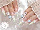 埋め尽くし/レース/長さだし