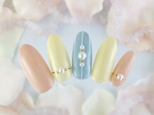 シューズネイルプロデュース/カラフルストライプ