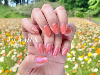 ユーネイルズ 恵比寿(Yu.NAILS.)/春夏◎ワンカラー◎オーロラ
