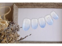 ファストネイル mozoワンダーシティ店(FAST NAIL)/夏ネイル　塗りかけ　【11269】