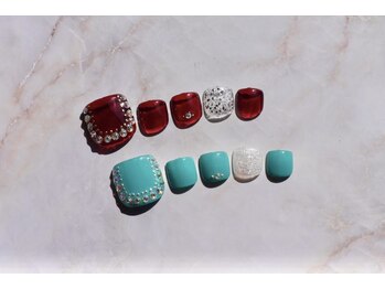 クリスタルジュエリーネイル
