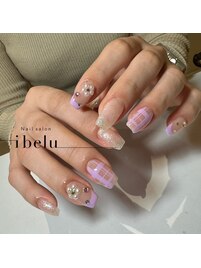 チェックネイル