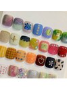 【定額A】FOOTアートサンプル