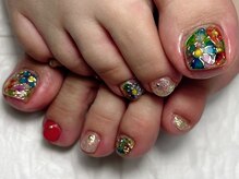 ブリスフルハピネス(Blissful happiness)/持ち込みフットネイル