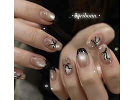 春夏秋冬マグネット手描きリボン