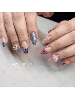 エンズネイル(O’s nail)/アシンメトリーネイル