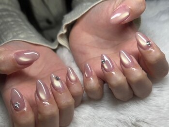ネイル スパ ココプラス(Nail spa Cocoplus)の写真/話題のマグネットネイル種類豊富＊人気のenoiマグも充実。奥行き輝くトレンドネイルで思わず見惚れる指先に