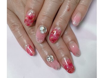 ネイルサロン ビューティーマジック 川口店/ピンクネイル