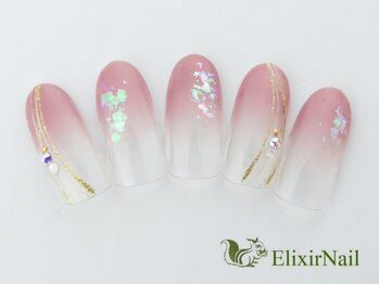 エリクサーネイル 池袋(Elixir Nail)/定額a シンプル/クーポン使用