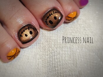 プリンセスネイル(Princess nail)/ハロウィン×マグネットフット