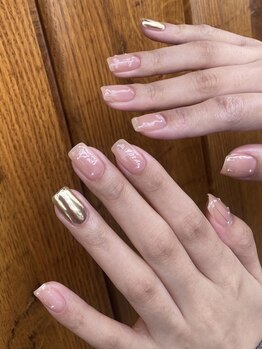 コダサンマルハチ(koda 308)の写真/ネイルが初めての方にも!丁寧なケアでシンプルでも綺麗に見せる!自爪を大切にした施術で大人可愛い指先に♪