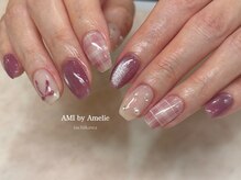 アミ バイ アメリ(AMI by Amelie)/秋チェックネイル:mikako