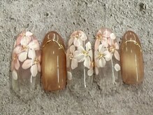 プルミエ ネイル(Premier Nail)/NEW春☆手描き桜ネイル