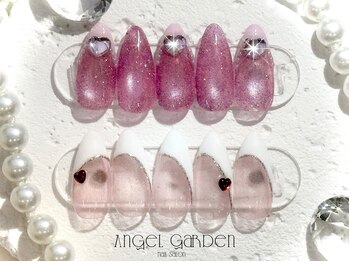 エンジェルガーデン 青山店(Angelgarden)/新作ピンクフレンチデザイン