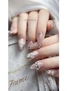 上品マグネット×立体フラワー