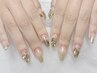 【hand】パーツ付け放題90分/自爪を削らないベース使用