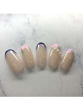 プラスチッタ(hair make salon plus citta')/オーロラパールネイル