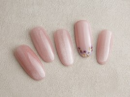 マグネット×押し花