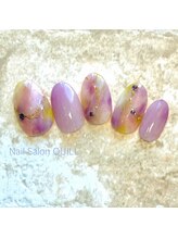 ネイルサロン クイル(QUILL)/2月パープル(2)