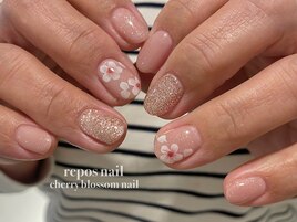 桜ネイル¥6,300