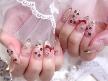 プティネイル 池袋(Puty Nail)/キラキラさくらんぼネイル