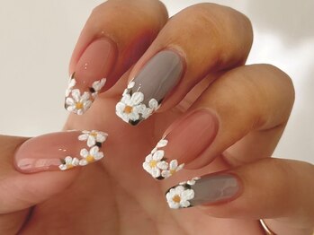 ヌイ 下北沢(nui.)の写真/【下北沢4分】1級保持者の高技術★パラジェル&フィルインで自爪ケア!持ち込み・手描きアートも理想通り♪