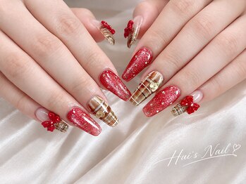 ヒュイズ ネイル(Hui‘s Nail)の写真/《初回オフ無料☆何度でも同価格》ジェル60分持ち込み¥7980/90分持ち込み¥8980/ワンホンネイル¥9980