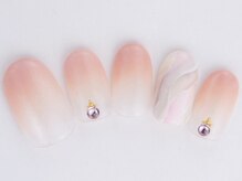 ネイルサロン ドレリッチ 大宮店(drerich)/ふんわりグラデウェーブ