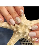 アイラッシュアンドネイル専門店 クラル(CURAR)/シェルネイル￥7980