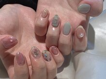 アンネ 梅田 GRACE店(ANNE)/ハルイロフラワーネイル