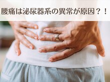 なちゅケア/腰痛は泌尿器系の異常が原因？！