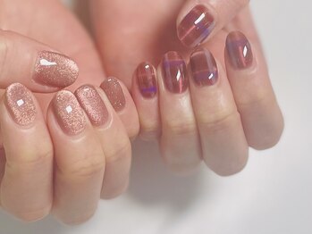 ノンノンプラス 博多(NON-NONプラス)/マグネットネイル チェック柄