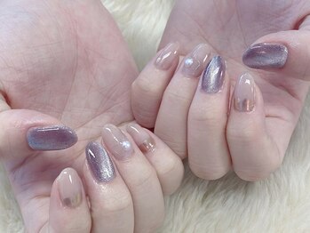 ひまりネイル(ひまりnail)/マグネット×ミラー