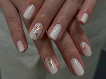 ザ コモン ネイル恵比寿(the common nail)/持ち込み/ハートホロ埋め込み