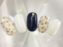 ラリュールネイル(L'Allure nail)/アニマルネイル￥8200