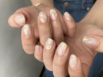 クレモアネイル 池袋西口店(CLEMORE NAIL)/うるうるオーロラネイル