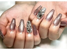 【スカルプ】シンプルアート