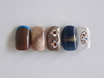 ネイルサロン スラッシュ(SLASH)/【吉崎】　定額design￥9350