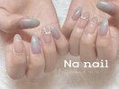 水色ネイル