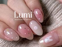 ルミネイル 池袋東口サンシャイン店(Lumi Nail)/ラメ入りヌーディネイル